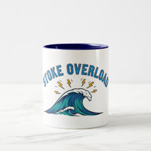 Tasse 2 Couleurs Vague de surcharge de stoke
