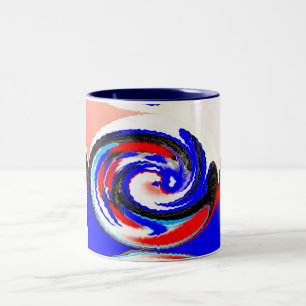 Tasse 2 Couleurs Vagues