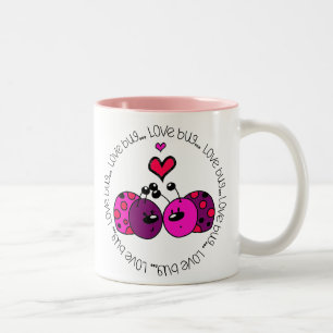 Tasse 2 Couleurs Valentine Love Bug