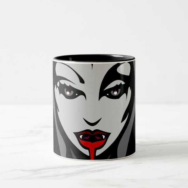 Tasse 2 Couleurs Vampire Cup Vampire Cadeaux de voyage Musique (Centre)