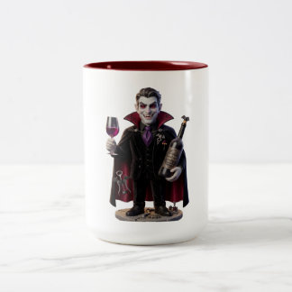 Tasse 2 Couleurs Vampire Sommelier Cabernet Vampirius Funny Hallowe