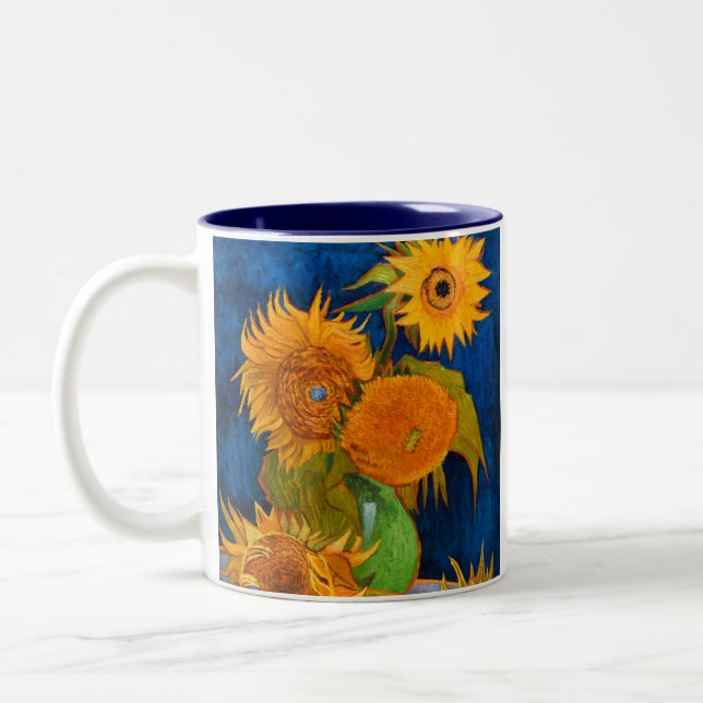 Tasse 2 Couleurs Van Gogh Sunflowers (Gauche)