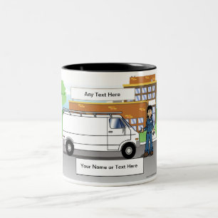 Tasse 2 Couleurs Van white, Entrepreneur - Femme