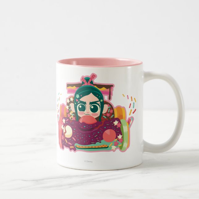 Tasse 2 Couleurs Vanellope Von Schweetz voiture de conduite (Droit)