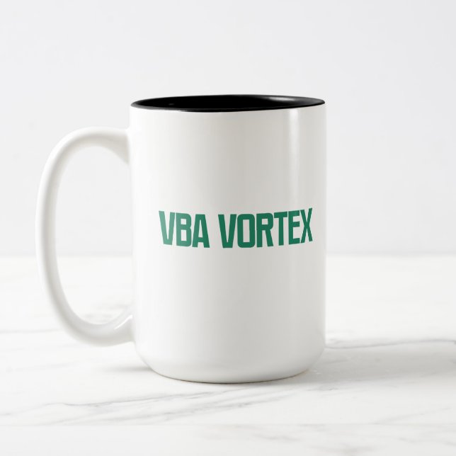 Tasse 2 Couleurs VBA Vortex | Conception d'expert en automatisation (Gauche)