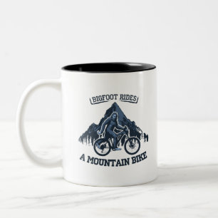 Tasse 2 Couleurs Vélo de montagne Bigfoot Ride