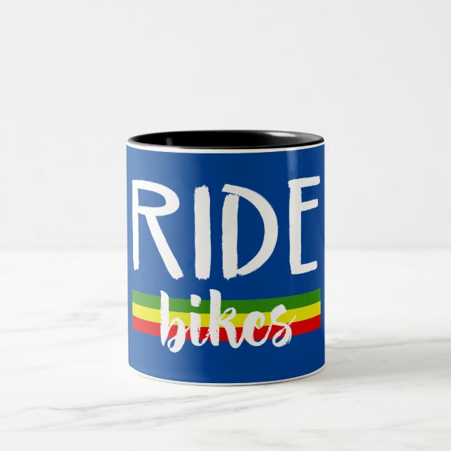 Tasse 2 Couleurs Vélos (Centre)