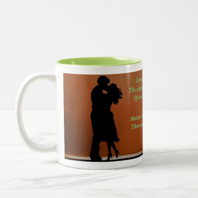 Tasse 2 Couleurs Véritable Amour (Gauche)