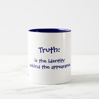 Tasse 2 Couleurs Vérité : , est l'identité derrière l'aspect,…