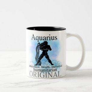Tasse 2 Couleurs Verseau au sujet de vous