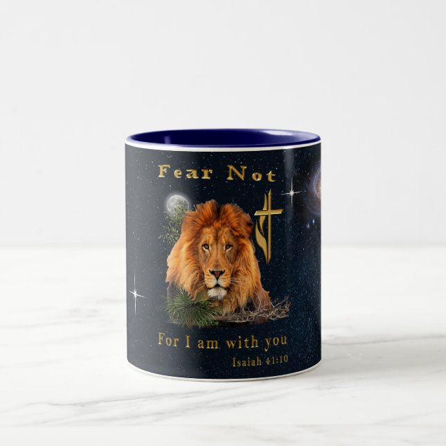 Tasse 2 Couleurs verset de la Bible (Centre)