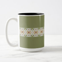 Vert avec détails à motifs