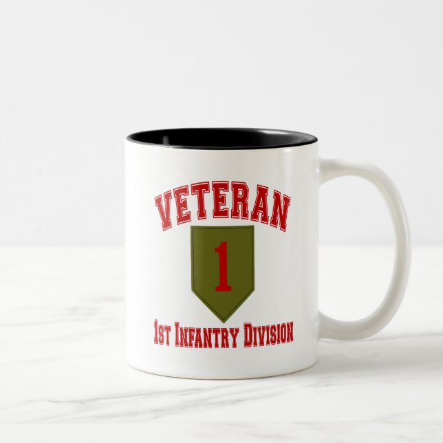 Tasse 2 Couleurs Vet 1er ID - Style de collège (Droit)