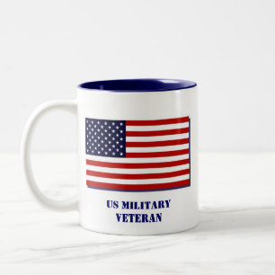 Tasse 2 Couleurs Vétéran militaire américain