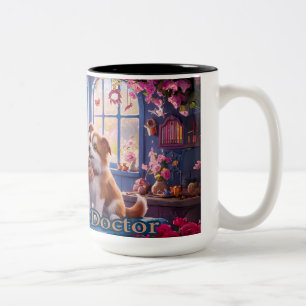 Tasse 2 Couleurs vétérinaire Cute Gnome