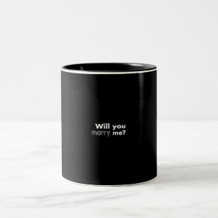 Tasse 2 Couleurs veux-tu m'épouser