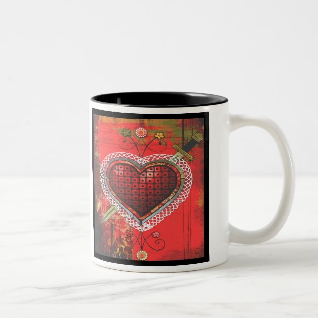 Tasse 2 Couleurs Vèvè d'Erzulie Dantor (Droit)