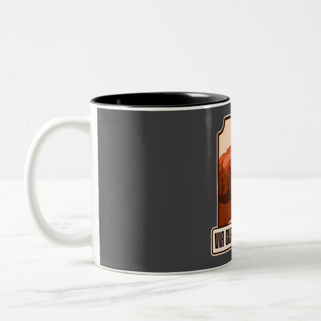 Tasse 2 Couleurs VIA Claudia Augusta (Gauche)