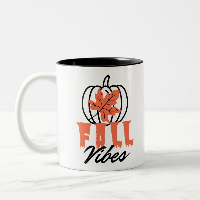 Tasse 2 Couleurs Vibes d'automne (Gauche)