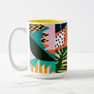 Tasse 2 Couleurs Vibes tropicales vintages