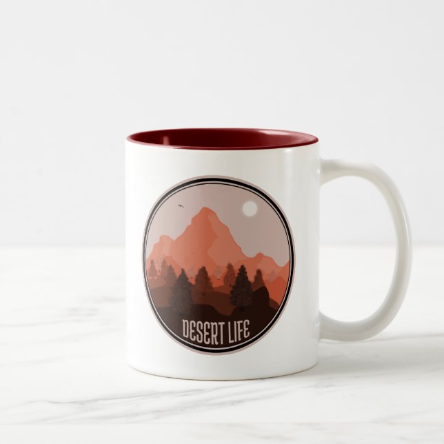 Tasse 2 Couleurs Vie désertique (Droit)