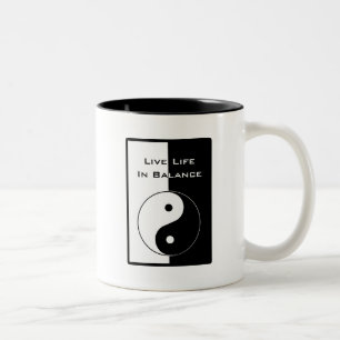 Tasse 2 Couleurs Vie en équilibre