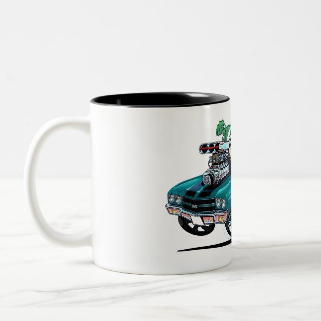 Tasse 2 Couleurs Vince Crains High Octane Art, 1970 Chevelle SS (Gauche)
