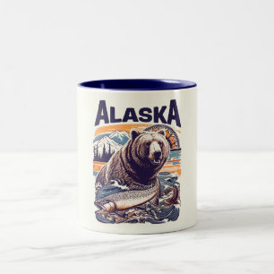 Tasse 2 Couleurs Vintage Alaska
