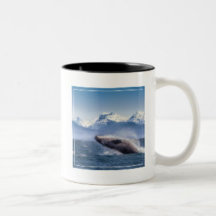 Tasse 2 Couleurs Violation de la baleine de bosse en Alaska