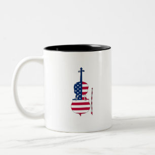 Tasse 2 Couleurs Violon américain