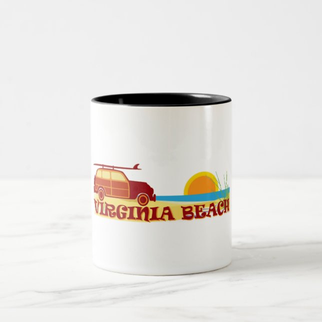 Tasse 2 Couleurs Virginia Beach. (Centre)