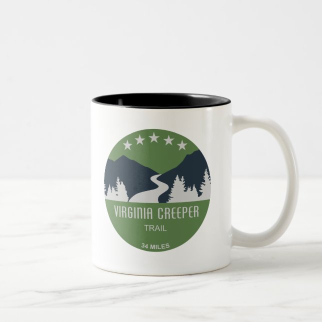 Tasse 2 Couleurs Virginia Creeper Trail (Droit)