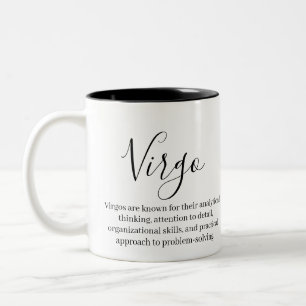 Tasse 2 Couleurs Virgo Traits et signe Zodiac