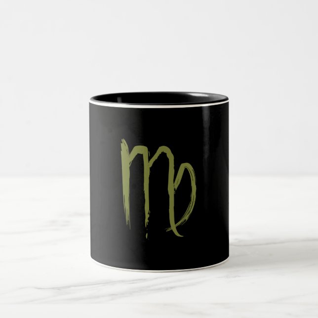 Tasse 2 Couleurs VIRGO Zodiac Août Septembre Anniversaire Astrologi (Centre)