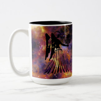 Tasse 2 Couleurs Virgo Zodiac Galaxy Art – Elegant Astrology Horosc
