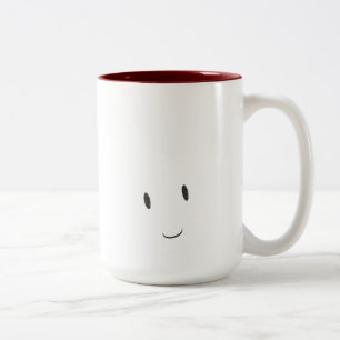 Tasse 2 Couleurs Visage de sourire