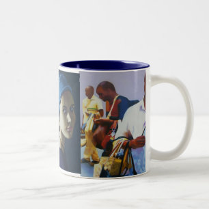 Tasse 2 Couleurs Visages de l'Italie