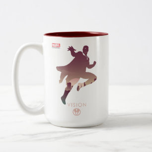Tasse 2 Couleurs Vision Héroïque Silhouette