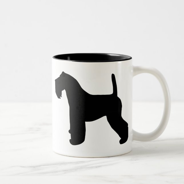 Tasse 2 Couleurs Vitesse de Terrier de bleu de Kerry (Droit)
