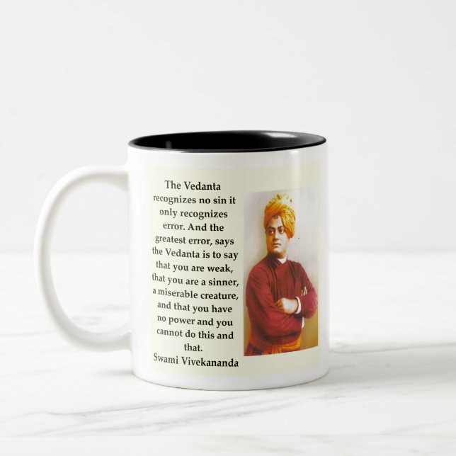 Tasse 2 Couleurs Vivekananda (Gauche)