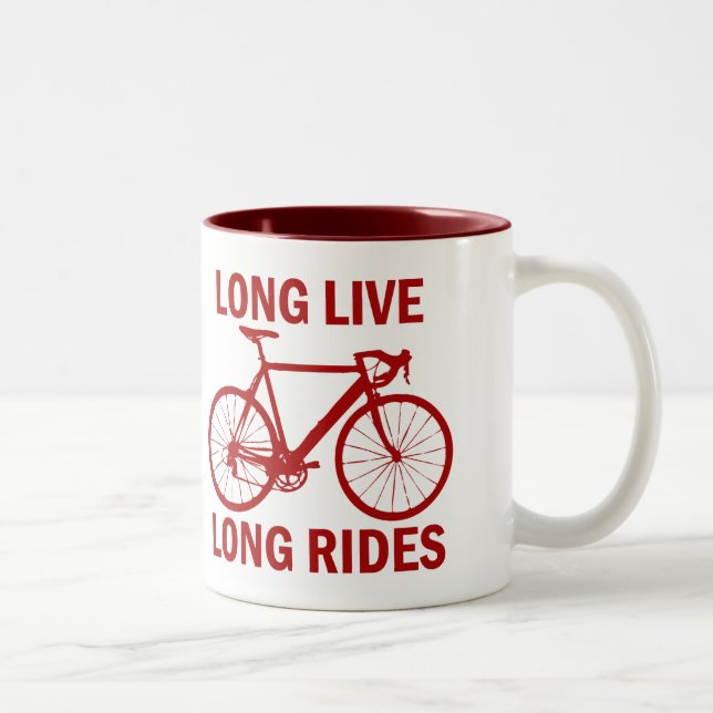 Tasse 2 Couleurs Vivent longtemps les longs tours (Droit)