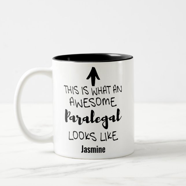 Tasse 2 Couleurs Voici à quoi ressemble un parajuriste génial (Gauche)
