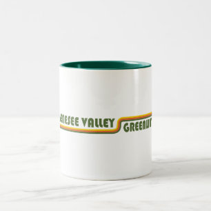 Tasse 2 Couleurs Voie verte de Genesee Valley New York