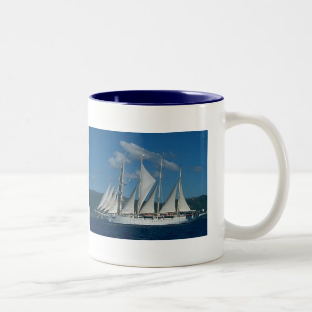 Tasse 2 Couleurs Voile loin (Droit)