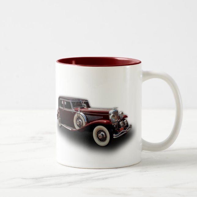 Tasse 2 Couleurs Voiture modèle de classique de Duesenberg (Duesy) (Droit)