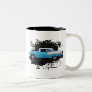 Tasse 2 Couleurs Voiture-Tasse 1955 de classique d'Air de bel de