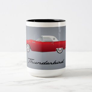 Tasse 2 Couleurs Voiture Thunderbird Classique