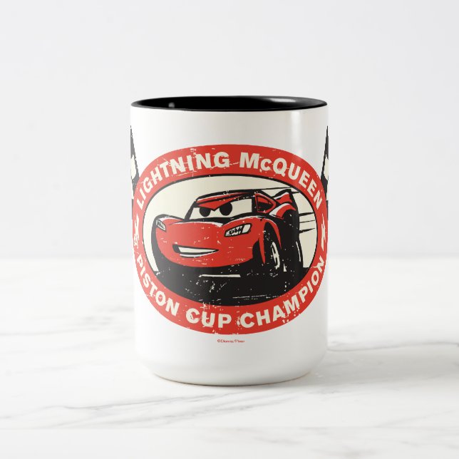 Tasse 2 Couleurs Voitures 3 | Lightning McQueen - Chamion de la Cou (Centre)