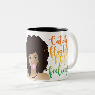 Tasse 2 Couleurs Vols de capture pas sentiments Les cheveux naturel