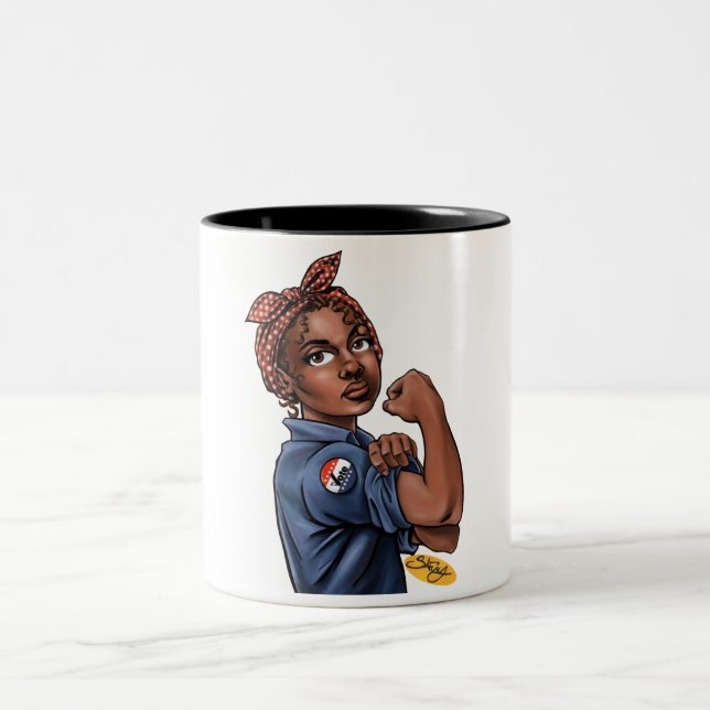 Tasse 2 Couleurs Vote (Centre)